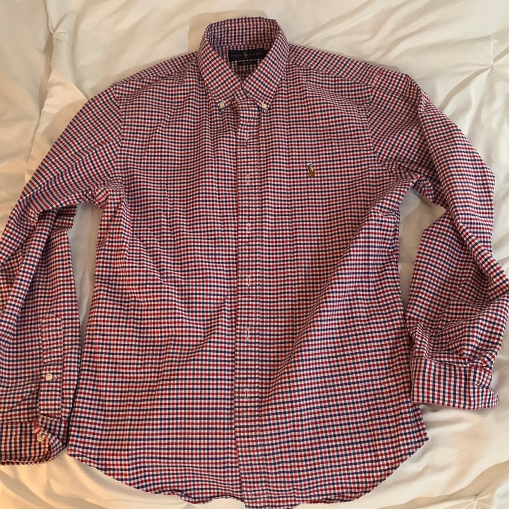 Men’s used casual button up polo